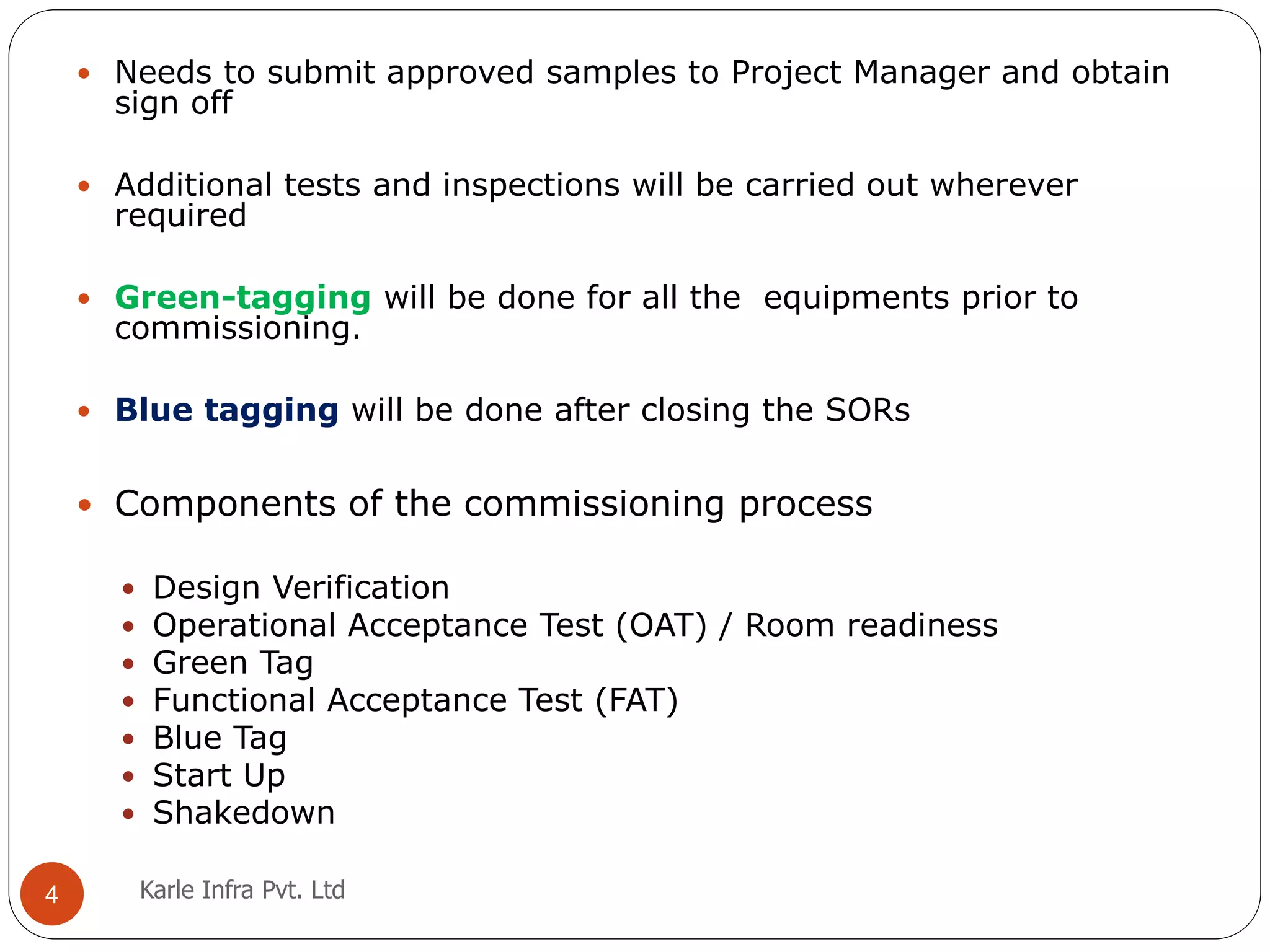 Testing And Commissioning | PPTX