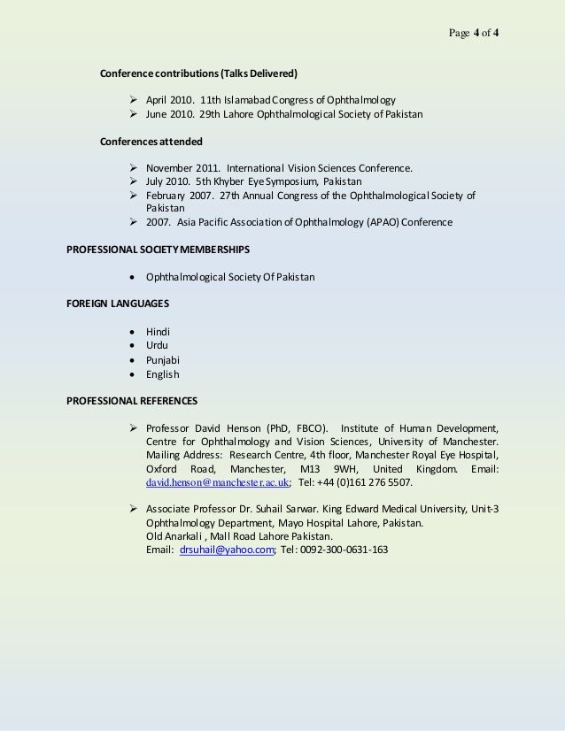 Curriculum vitae pdf image