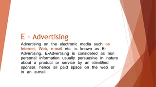 E - Marketing | PPTX