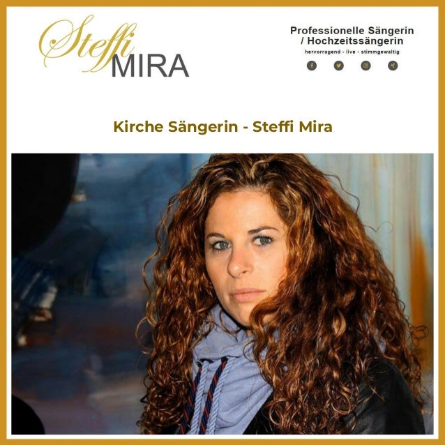 Kirche Sängerin - Steffi Mira
 