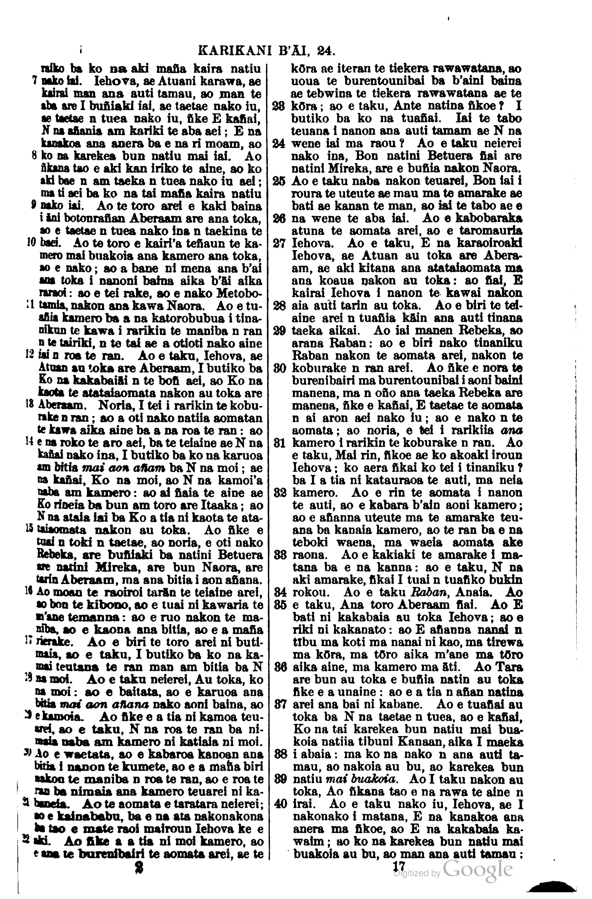 Kiribati bible | PDF