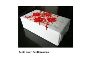 Bento Lunch Box Decoration
 