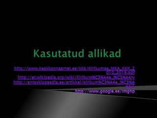 Kirikumäe ökosüsteemi