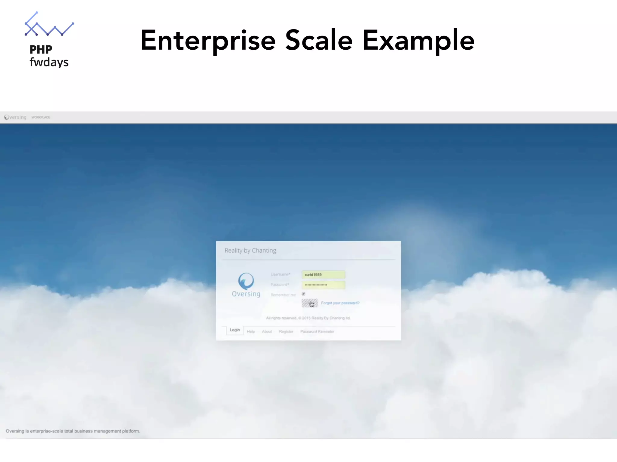 Enterprise Scale Example
 