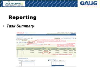 Reporting Task Summary 