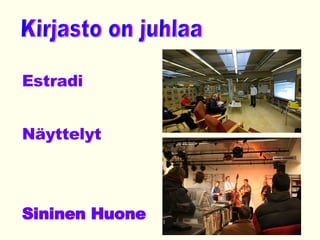 Estradi N?yttelyt Sininen Huone Kirjasto on juhlaa 