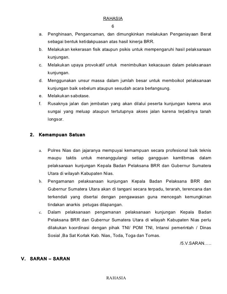 Perkiraan Intelijen Contoh Laporan Intelijen Nusagates