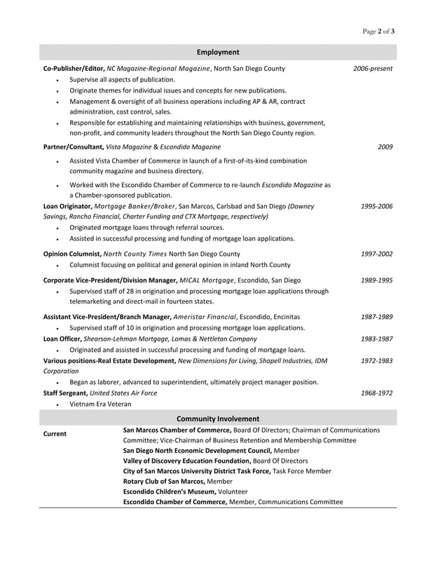 Kirk Effinger Govt Np Resume