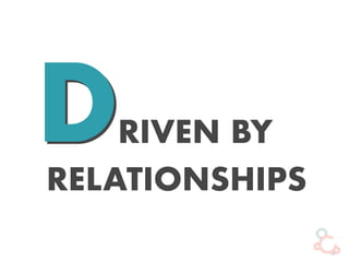 RIVEN BYDRELATIONSHIPS
D
 