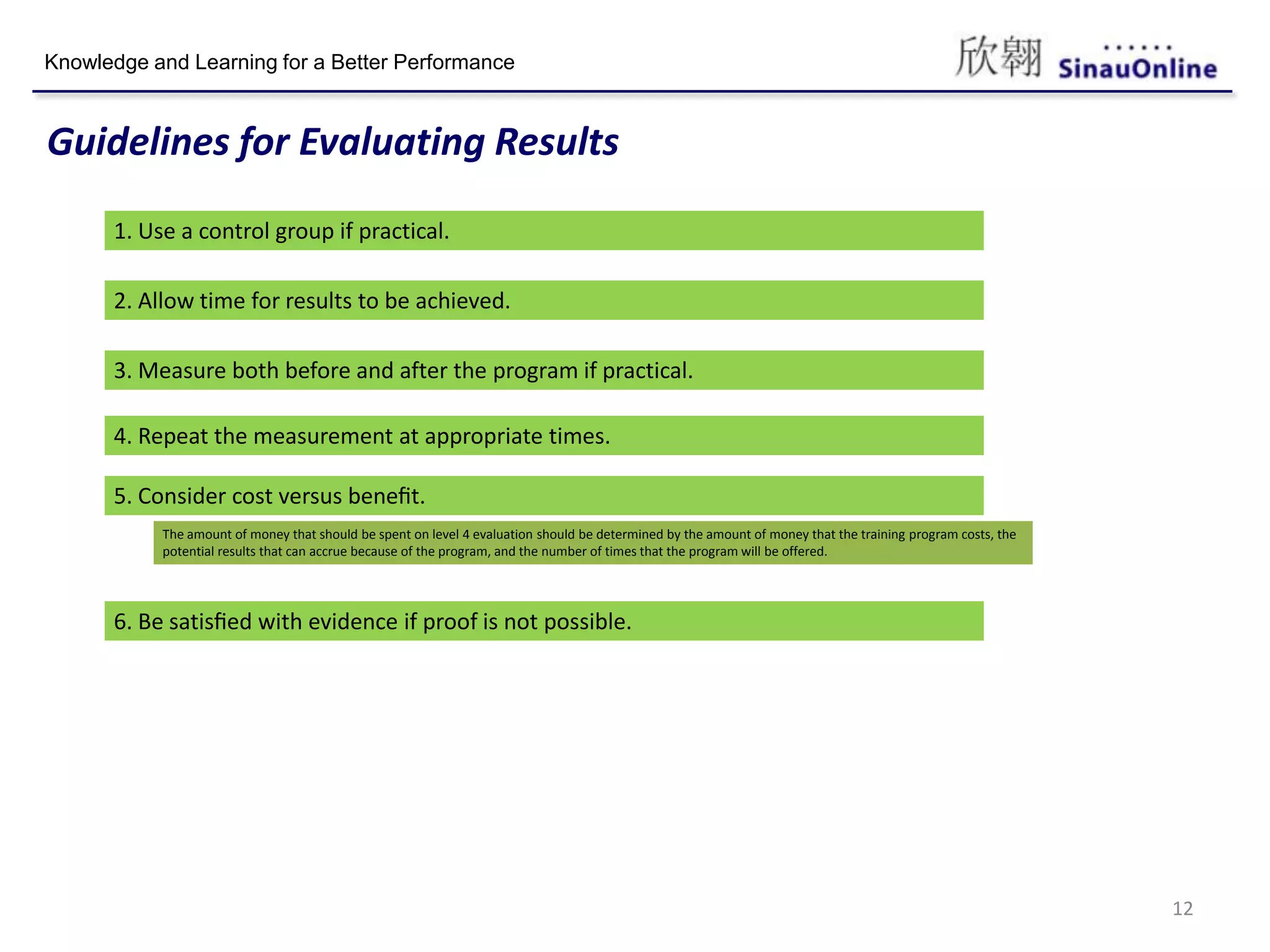 Kirkpatrick 4 level evaluation model | PPT
