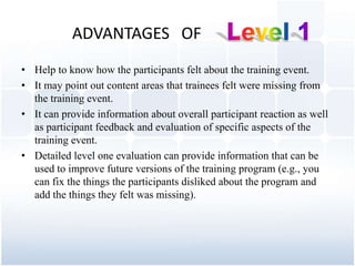Patrick's Method Kirk patrick's simplistic approach | PPTX