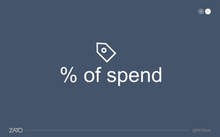 % of spend
@PPCKirk
 