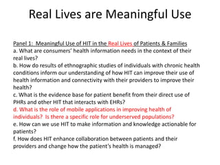Meaningful Use