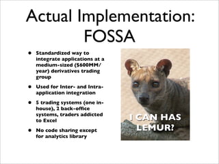 RESTful Approaches to Financial Systems Integration