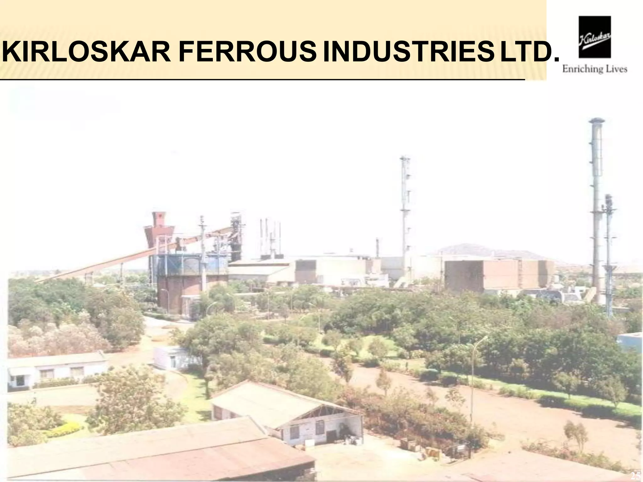 KIRLOSKAR FERROUS INDUSTRIESLTD.
25
 