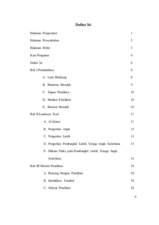 Rancang Bangun Pembangkit Listrik Tenaga Angin Sederhana