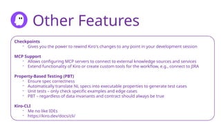 Spec-driven Development with Kiro - AWS User Group Melbourne | PPTX