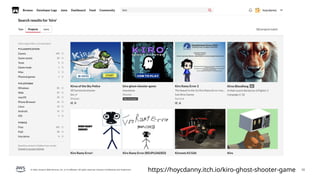 © 2026, Amazon Web Services, Inc. or its affiliates. All rights reserved. Amazon Confidential and Trademark. 10
Demo
https://hoycdanny.itch.io/kiro-ghost-shooter-game
 