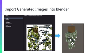 © 2026, Amazon Web Services, Inc. or its affiliates. All rights reserved. Amazon Confidential and Trademark.
Import Generated Images into Blender
 