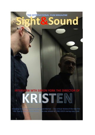 Kristen First draft of Sight and Sound cover