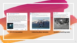 18
Collecting Blow Samples Anatomy teaching toolsVR CFD Simulation
 
