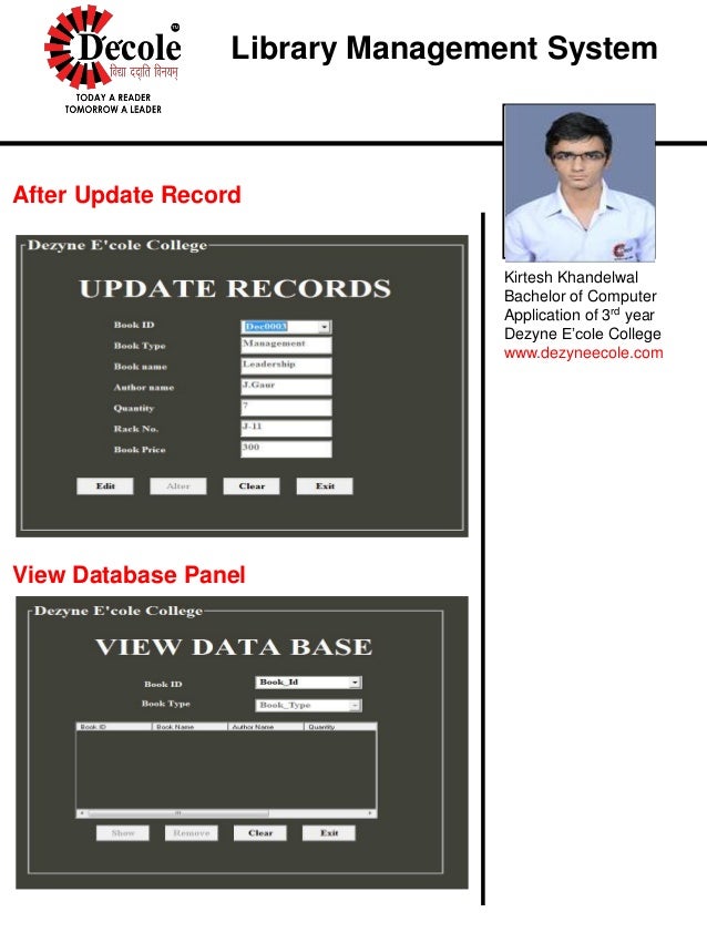 Library Management Project In Java