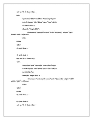 Kirtesh Khandelwal,Project on HTML and CSS ,Final Year BCA , Dezyne E ...