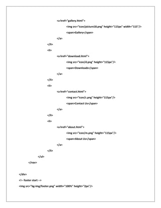 Kirtesh Khandelwal,Project on HTML and CSS ,Final Year BCA , Dezyne E ...