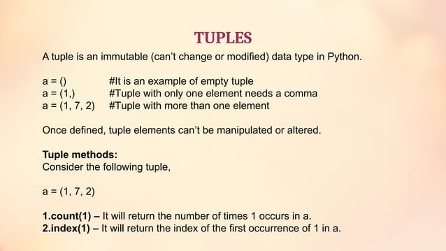 PRESENTATION ON STRING, LISTS AND TUPLES IN PYTHON.pptx