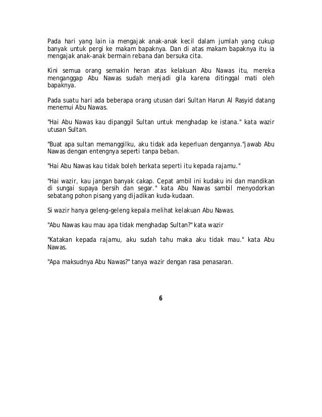 Kisah 1001 Malam Abu Nawas