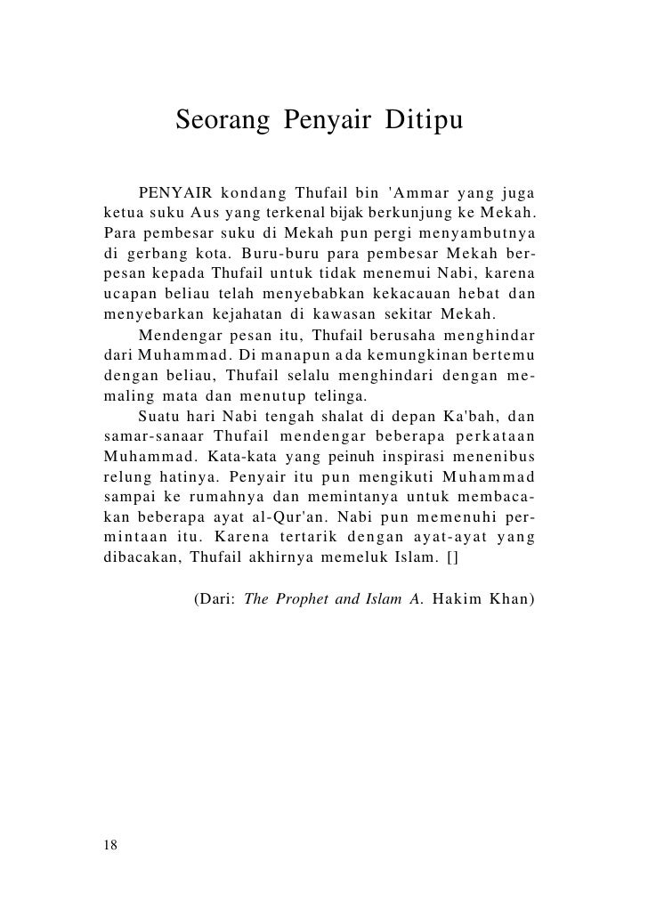 Kisah Kisah Teladan Rosulloh, Sahabat