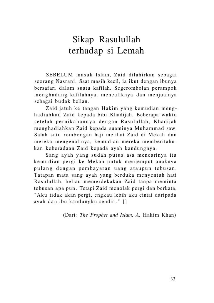 Kisah Kisah Teladan Rosulloh, Sahabat