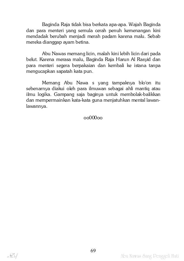 Cerita Lucu Abu Nawas 1001 Malam