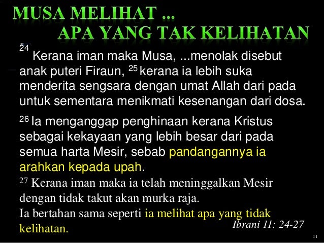 Kisah Yakub dan Esau - Hidup berfokuskan Kekekalan