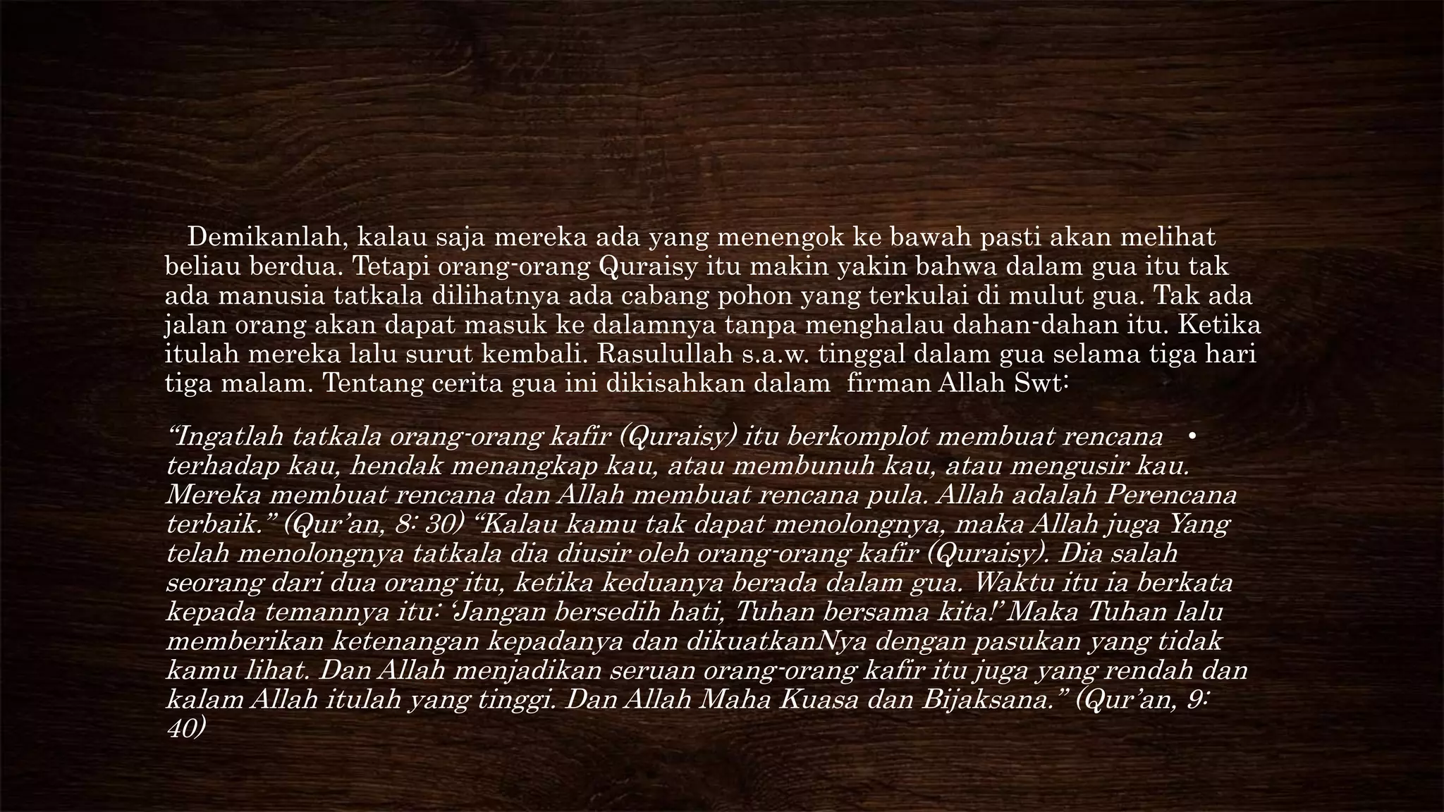 Kisah hijrah nabi muhammad saw | PPTX