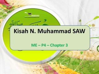 Kisah N. Muhammad SAW
ME – P4 – Chapter 3

 