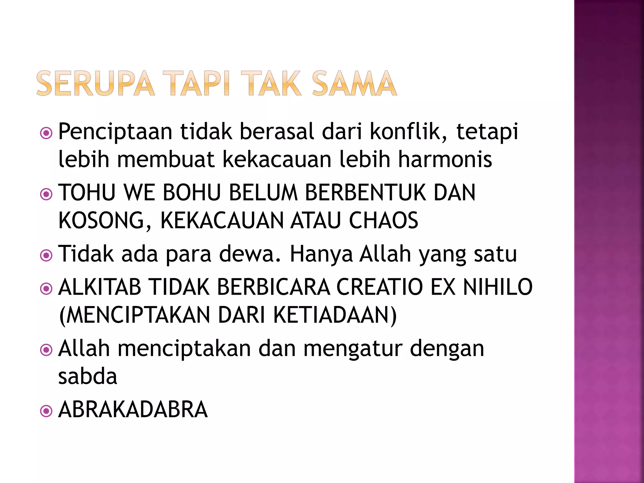 Kisah Penciptaan Pptx