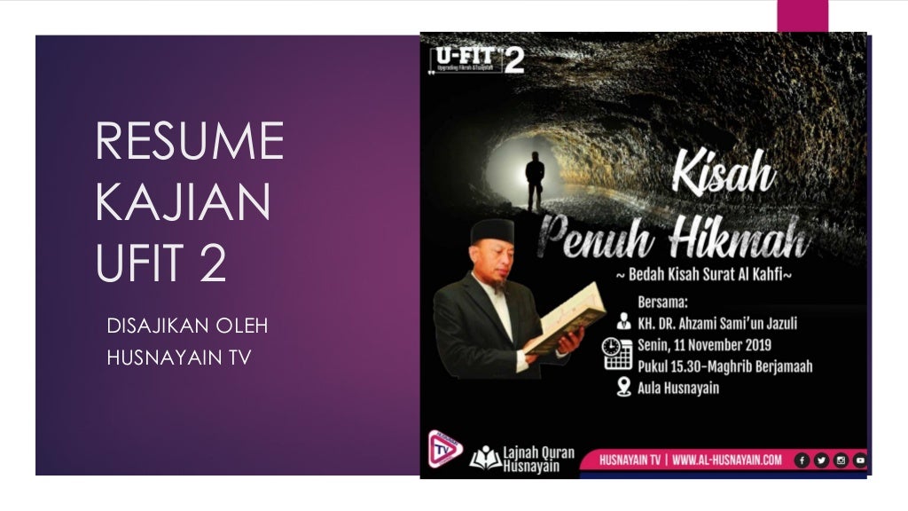 Kisah penuh hikmah Tadabbur Al Kahfi