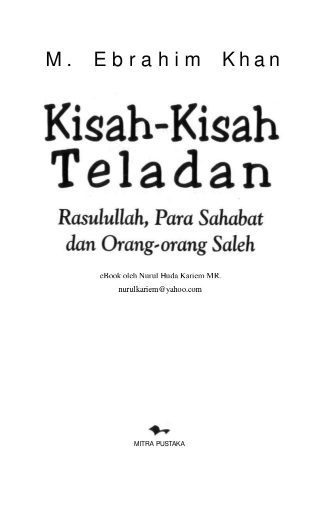 Kisah teladan rasullullah dan orang shaleh