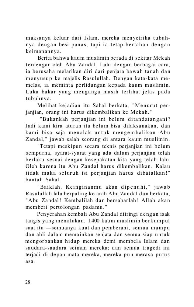 Kisah teladan rasullullah dan orang shaleh