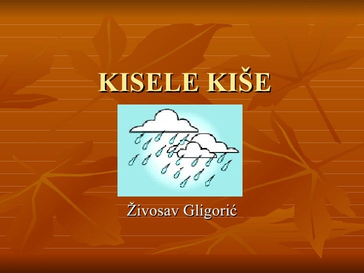 Kisele kiše