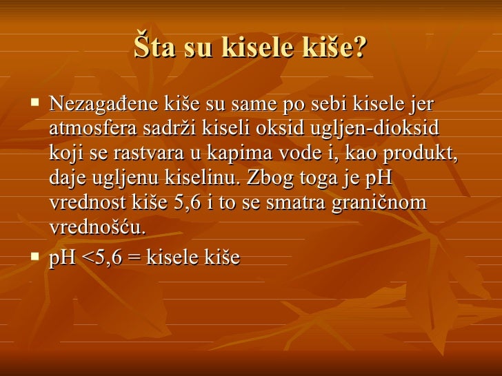Kisele kiše