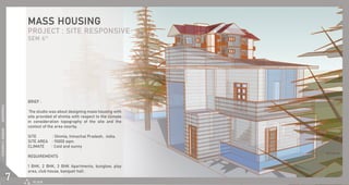 䈀刀䤀䔀䘀 㨀
 吀栀攀 猀琀甀搀椀漀 眀愀猀 愀戀漀甀琀 搀攀猀椀最渀椀渀最 洀愀猀猀 栀漀甀猀椀渀最 眀椀琀栀 
猀椀琀攀 瀀爀漀瘀椀搀攀搀 漀昀 猀栀椀洀氀愀 眀椀琀栀 爀攀猀瀀攀挀琀 琀漀 琀栀攀 挀氀椀洀愀琀攀 
椀渀 挀漀渀猀椀搀攀爀愀琀椀漀渀 琀漀瀀漀最爀愀瀀栀礀 漀昀 琀栀攀 猀椀琀攀 愀渀搀 琀栀攀 
挀漀渀琀攀砀琀 漀昀 琀栀攀 愀爀攀愀 渀攀愀爀戀礀⸀
匀䤀吀䔀               㨀 匀栀椀洀氀愀Ⰰ 栀椀洀愀挀栀愀氀 倀爀愀搀攀猀栀Ⰰ  椀渀搀椀愀⸀    
匀匀䤀吀䔀 䄀刀䔀䄀    㨀 ㄀㔀　　　 猀焀洀⸀
䌀䰀䤀䴀䄀吀䔀       㨀 䌀漀氀搀 愀渀搀 猀甀渀渀礀
刀䔀儀唀䤀刀䔀䴀䔀一吀匀
㄀ 䈀䠀䬀Ⰰ ㈀ 䈀䠀䬀Ⰰ ㌀ 䈀䠀䬀 䄀瀀愀爀琀洀攀渀琀猀Ⰰ 戀甀渀最氀漀眀Ⰰ 瀀氀愀礀 
愀爀攀愀Ⰰ 挀氀甀戀 栀漀甀猀攀Ⰰ 戀愀渀焀甀攀琀 栀愀氀氀 ⸀
匀䔀䌀吀䤀伀一 䈀䈀ᤠ
倀⸀䤀⸀䄀⸀刀
㜀
ⴀ 䬀䤀匀䠀䄀一 䠀⸀ 䜀䄀䈀䄀一䤀       ㄀㘀　㄀　㄀㄀　㄀　㄀㐀
 