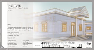 䈀刀䤀䔀䘀 㨀
 吀栀攀 愀椀洀 漀昀 琀栀攀 瀀爀漀樀攀挀琀 眀愀猀 琀漀 猀琀甀搀礀 琀栀攀 挀氀椀洀愀琀攀 漀昀 
琀栀攀 甀搀甀瀀椀 愀渀搀 搀攀猀椀最渀 愀 挀椀瘀椀挀 栀甀戀 昀漀爀 琀栀攀 挀椀琀礀 眀栀椀挀栀 
椀渀挀氀甀搀攀 愀氀氀 琀栀攀 氀攀椀猀甀爀攀 猀瀀愀挀攀猀 愀渀搀 瀀甀戀氀椀挀 猀瀀愀挀攀猀⸀
 
匀䤀吀䔀 㨀 唀搀甀瀀椀Ⰰ 欀愀爀渀愀琀愀欀愀⸀
䌀䌀䰀䤀䴀䄀吀䔀 㨀  圀愀爀洀 愀渀搀 栀甀洀椀搀 
匀䤀吀䔀 䄀刀䔀䄀 㨀 ㄀㄀　㤀　 猀焀洀⸀
刀䔀儀唀䤀刀䔀䴀䔀一吀 
ⴀ 䄀搀洀椀渀椀猀琀爀愀琀椀漀渀 
ⴀ 䄀甀搀椀琀漀爀椀甀洀 
ⴀ 䔀砀栀椀戀椀琀椀漀渀 猀瀀愀挀攀
ⴀ 䴀甀氀琀椀瀀甀爀瀀漀猀攀 栀愀氀氀
ⴀ 䄀挀挀漀洀漀搀愀琀椀漀渀ⴀ 䄀挀挀漀洀漀搀愀琀椀漀渀
ⴀ 䈀愀渀焀甀攀琀 栀愀氀氀
ⴀ 䜀礀洀 ☀ 礀漀最愀 爀漀漀洀
ⴀ 䔀渀琀攀爀琀愀椀渀洀攀渀琀 愀爀攀愀
ⴀ 刀攀猀琀愀甀爀愀渀琀
ⴀ 倀愀爀欀椀渀最 
倀⸀䤀⸀䄀⸀刀
㤀
ⴀ 䬀䤀匀䠀䄀一 䠀⸀ 䜀䄀䈀䄀一䤀       ㄀㘀　㄀　㄀㄀　㄀　㄀㐀
匀䔀䌀吀䤀伀一 䈀䈀ᤠ
 