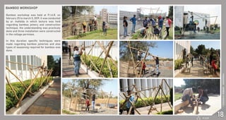 䈀愀洀戀漀漀 眀漀爀欀猀栀漀瀀 眀愀猀 栀攀氀搀 愀琀 倀⸀䤀⸀䄀⸀刀⸀ 漀渀 
昀攀戀爀甀愀爀礀 ㈀㔀 琀漀 洀愀爀挀栀 㔀Ⰰ ㈀　㄀㤀⸀ 椀琀 眀愀猀 挀漀渀搀甀挀琀攀搀 
戀礀 愀爀⸀ 洀愀昀愀氀搀愀 椀渀 眀栀椀挀栀 氀攀挀琀甀爀攀 眀愀猀 栀攀氀搀 
爀攀最愀爀搀椀渀最 戀愀洀戀漀漀 樀漀椀渀攀爀礀 愀渀搀 挀漀渀猀琀爀甀挀琀椀漀渀 
琀攀挀栀渀椀焀甀攀⸀ 琀栀攀 甀渀搀攀爀猀琀愀渀搀椀渀最 眀愀猀 瀀爀愀挀琀椀挀愀氀礀 
搀漀渀攀 愀渀搀 琀栀爀攀攀 椀渀猀琀愀氀氀愀琀椀漀渀 眀攀爀攀 挀漀渀猀琀爀甀挀琀攀搀 
椀渀 琀栀攀 挀漀氀氀愀最攀 瀀攀爀洀椀猀攀猀⸀
䤀渀䤀渀 琀栀椀猀 搀甀爀愀琀椀漀渀 猀瀀攀挀椀昀椀挀 琀攀挀栀渀椀焀甀攀猀 眀攀爀攀 
洀愀搀攀 爀攀最愀爀搀椀渀最 戀愀洀戀漀漀 樀漀椀渀攀爀椀攀猀 愀渀搀 愀氀猀漀 
琀礀瀀攀猀 漀昀 猀攀愀猀漀渀椀渀最 爀攀焀甀椀爀攀搀 昀漀爀 戀愀洀戀漀漀 眀愀猀 
搀漀渀攀⸀
ⴀ 䬀䤀匀䠀䄀一 䠀⸀ 䜀䄀䈀䄀一䤀    ㄀㘀　㄀　㄀㄀　㄀　㄀㐀
倀⸀䤀⸀䄀⸀刀
㄀㠀
 