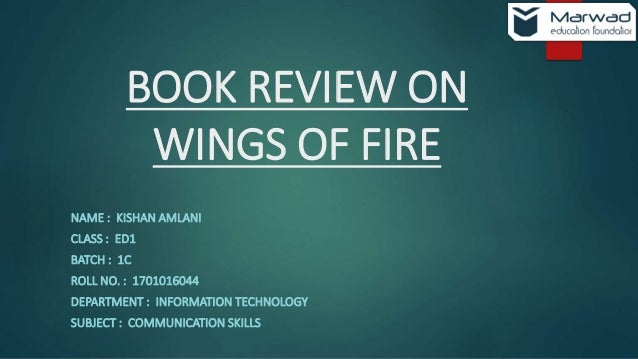 book review of wings of fire book review of wings of fire