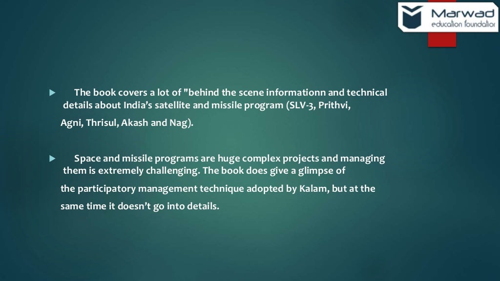 Book Review on 'Wings Of Fire'