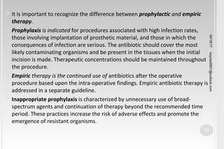 Surgical Site Infections Prophylaxis | PPT