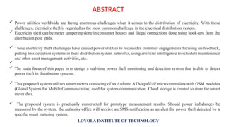 SMART AI-ENABLED IOT SYSTEM FOR ADVANCED ELECTRICITY THEFT DETECTION ...