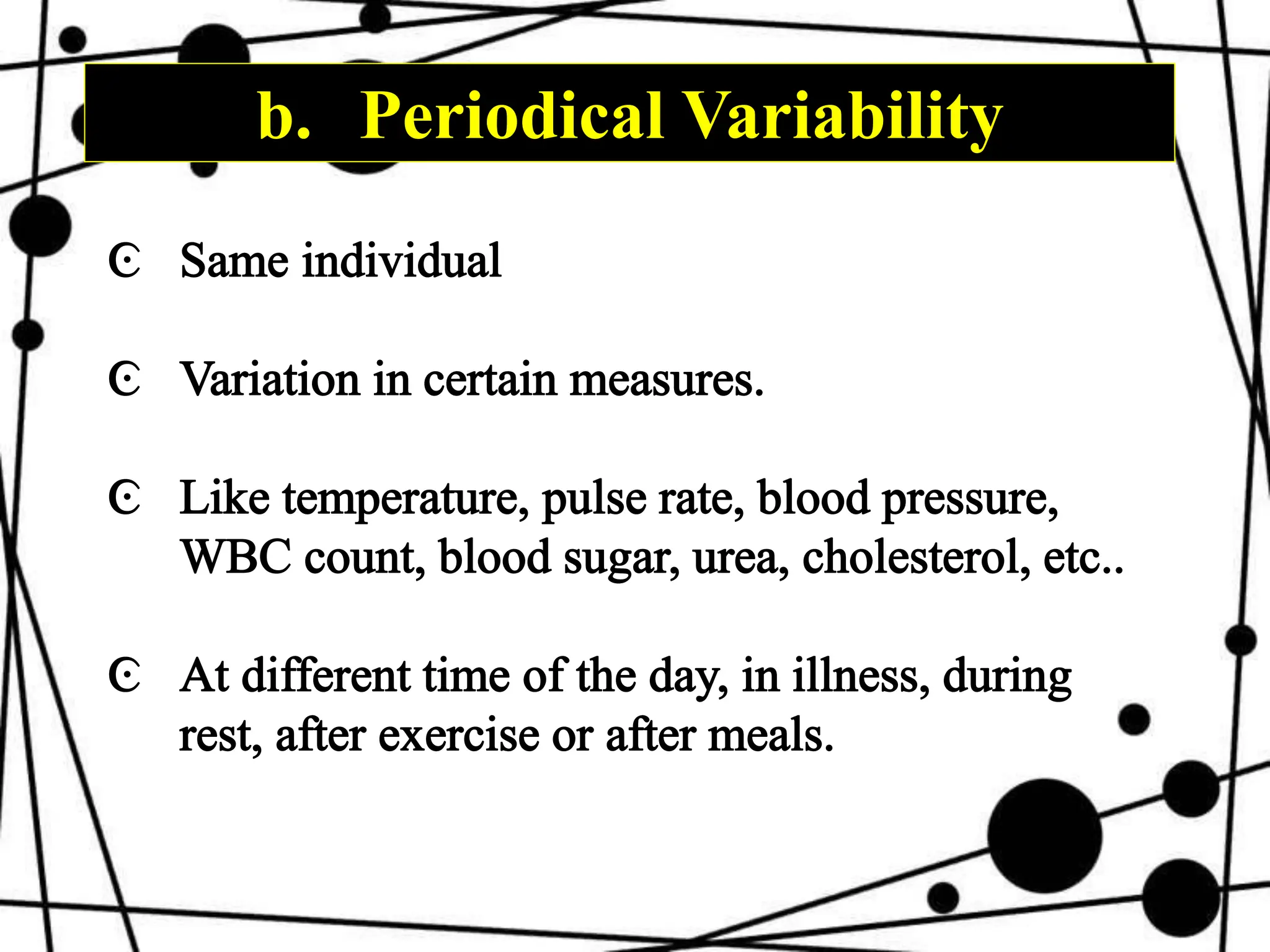 b. Periodical Variability